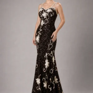 Luxury Embellished Evening Gown 02