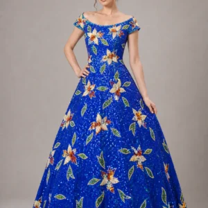 Luxury Embellished Evening Gown 12